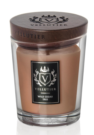 Аромасвеча "Дикий кедр" 225гр Vellutier