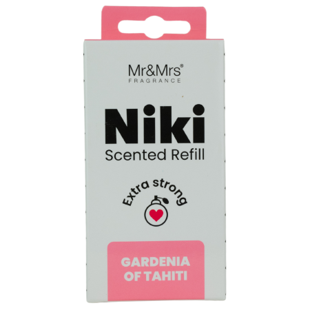 Сменный блок для клипсы NIKI "Гардения Таити" Mr&Mrs Fragrance