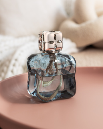 Набор Лампа Берже "Уют" голубая с ароматом "Уютный Мускус" 250мл Maison Berger