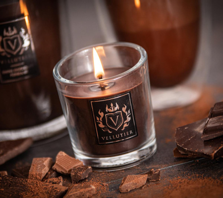 Аромасвеча "Швейцарский шоколадный фондан" 225гр Vellutier
