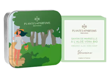 Вербеновое мыло в коробочке «Прогулка в лесу» 100г Plantes et Parfums