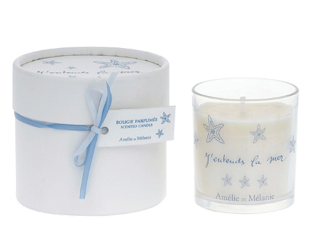 Аромасвеча "Слышу море" 140гр Amelie et Melanie