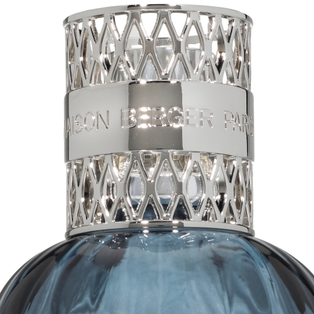 Набор с Лампой Берже "Квинтэссенция" голубой ароматом "Золотая Пшеница" 250мл Maison Berger