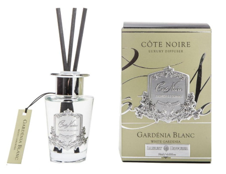 Аромадиффузор "Белая Гардения" серебро 90мл Cote Noire
