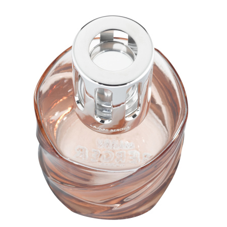 Набор с Лампой Берже "Спираль" в розовом с ароматом "Яркий ревень" Maison Berger