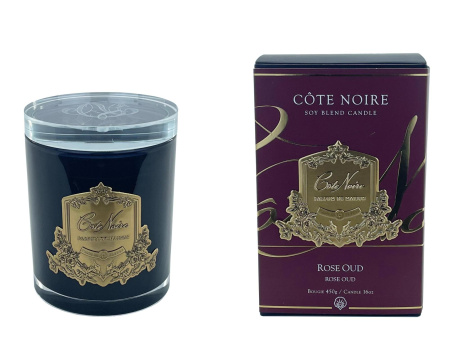 Аромасвеча "Удовая роза" 450гр золото Cote Noire
