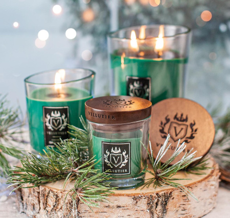 Аромасвеча "Сибирский сосновый лес" 515гр Vellutier Vellutier