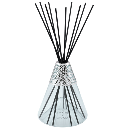 Аромадиффузор by Starck серый с ароматом  Peau de Pierre 400мл Maison Berger