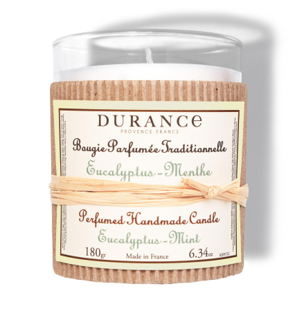 Аромасвеча "Эвкалипт и мята" 180гр Durance