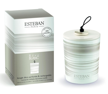 Аромасвеча с крышкой "Белый сон" 170гр Esteban Parfums