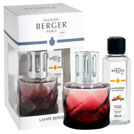 Набор с Лампой Берже "Спираль" ароматом "Ягоды Годжи" 250мл Maison Berger