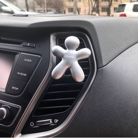 Ароматизатор для авто NIKI "Свежий воздух"серебряный Mr&Mrs Fragrance