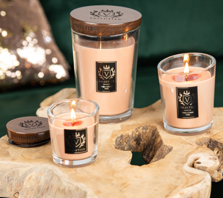 Аромасвеча "Дикий кедр" 90гр Vellutier