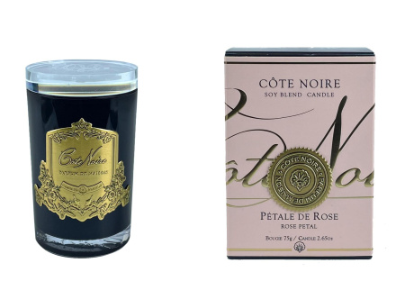 Аромасвеча "Лепесток розы" 75гр золото Cote Noire