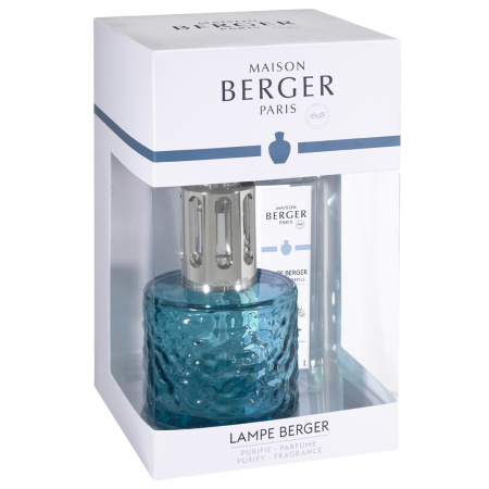 Набор Лампа Берже "Мираж" бирюзовая с ароматом "Синий Соблазн" 250мл Maison Berger