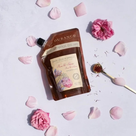 Рефил жидкого мыла "Роза и шафран" 500мл Durance