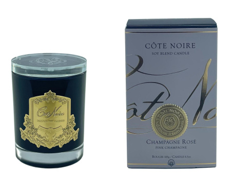 Аромасвеча "Розовое шампанское" 185гр золото Cote Noire