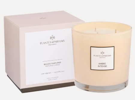 Большая аромасвеча "Драгоценная амбра" 1100гр Plantes et Parfums