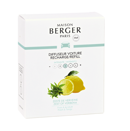 Аромат для автомобильной клипсы "Цедра вербены" Maison Berger