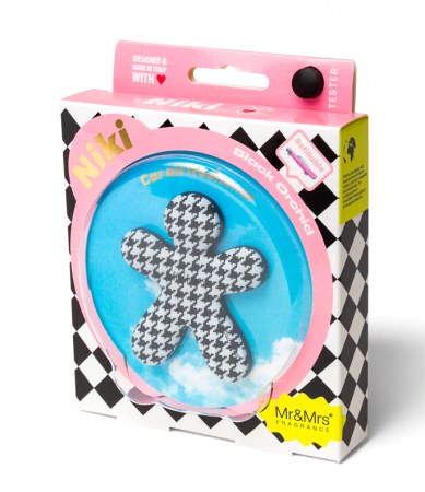 Ароматизатор для авто NIKI черно-белый "Черная орхидея" Mr&Mrs Fragrance