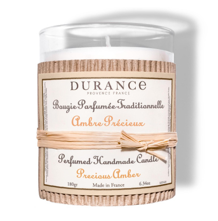 Аромасвеча "Драгоценная амбра" 180гр Durance