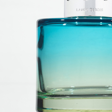 Набор Лампа Берже Pure голубой с ароматом "Нежность Хлопка" 250мл Maison Berger