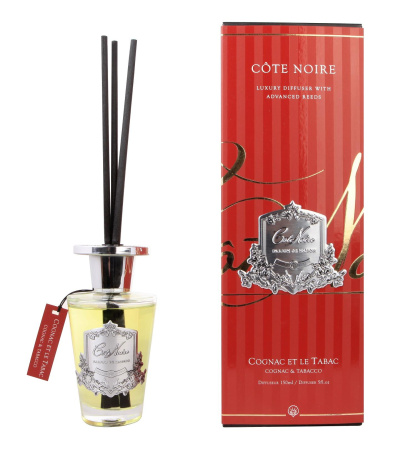 Аромадиффузор "Коньяк и табак" 150мл серебро Cote Noire