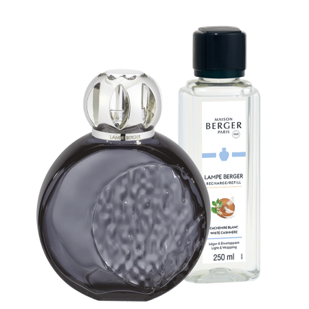 Набор с Лампой Берже "Мерцание Звезд" ароматом "Белый Кашемир" 250мл Maison Berger