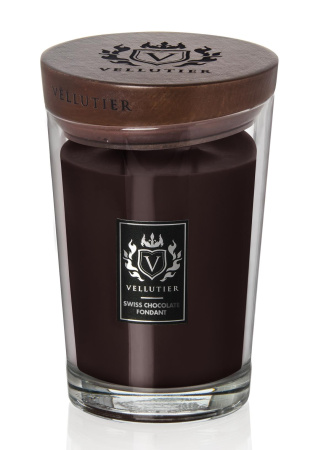 Аромасвеча "Швейцарский шоколадный фондан" 515гр Vellutier