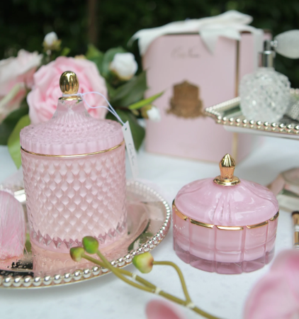 Аромасвеча Grand Pink Art Deco "Розовое шампанское" 500гр Cote Noire