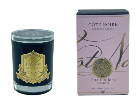 Аромасвеча "Лепесток розы" 185гр золото Cote Noire