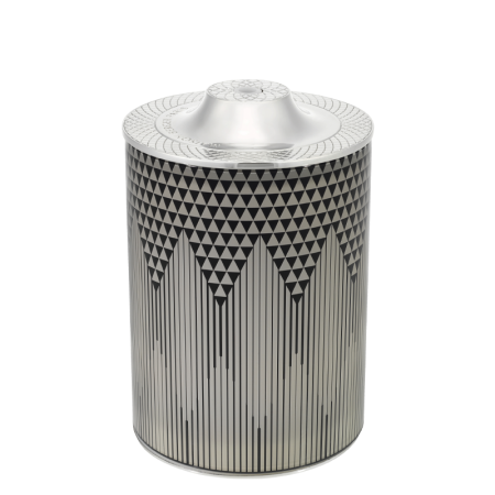 Аромалампа "Мираж" серая с ароматом "Мистическая кожа" 475мл Maison Berger