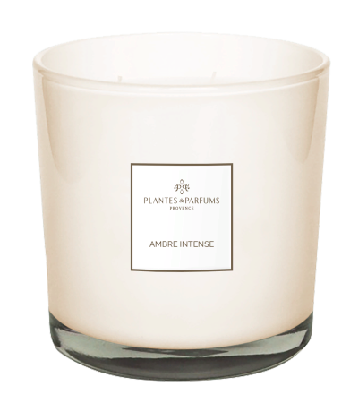 Большая аромасвеча "Драгоценная амбра" 1100гр Plantes et Parfums