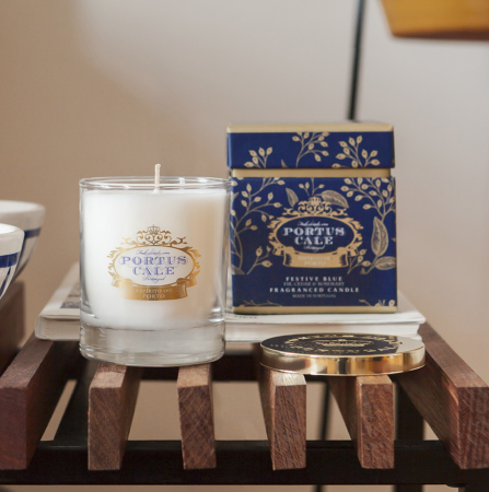 Аромасвеча "Праздничный синий" 210гр Portus Cale