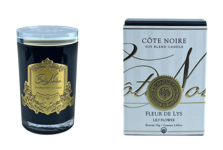 Аромасвеча "Цветы лилии" 75гр золото Cote Noire