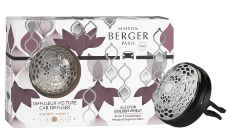 Ароматизатор для авто "Квинтэссенция" с ароматом "Золотая Пшеница" Maison Berger