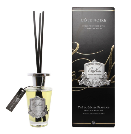 Аромадиффузор "Французский утренний чай" 150мл серебро Cote Noire