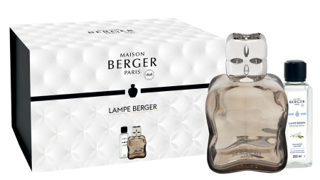 Лампа Берже "Уют" коричневая с ароматом "Уютный Мускус" 250мл Maison Berger