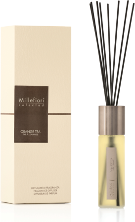 Аромадиффузор с палочками "Апельсиновый чай", 100мл Millefiori Milano