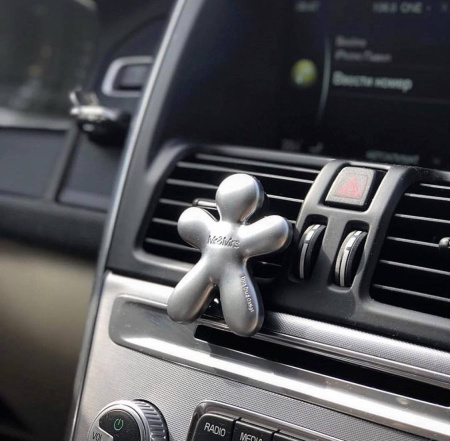 Ароматизатор для авто NIKI "Свежий воздух"серебряный Mr&Mrs Fragrance