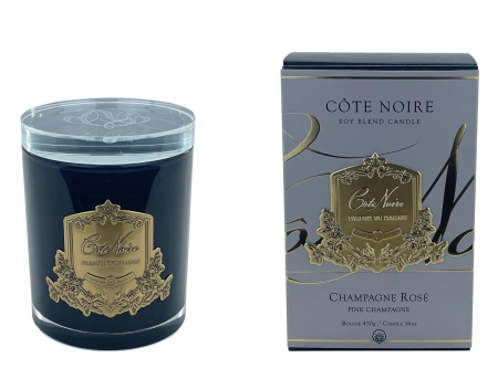 Аромасвеча "Розовое шампанское" 450гр  золото Cote Noire
