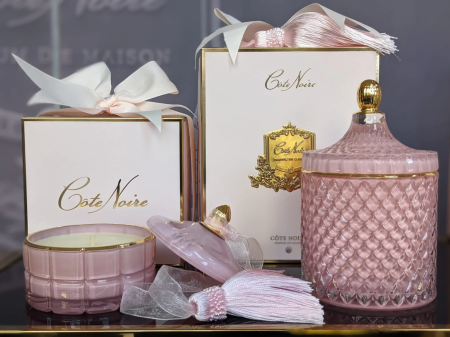 Аромасвеча Grand Pink Art Deco "Розовое шампанское" 500гр Cote Noire