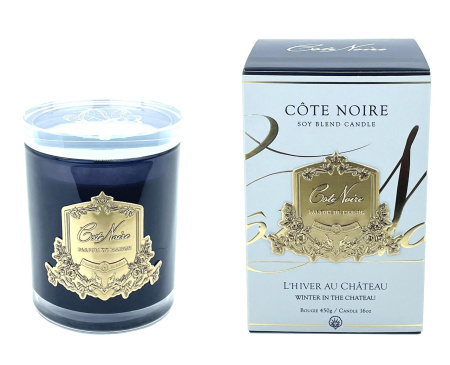 Аромасвеча "Зима в шато" 450гр золото Cote Noire