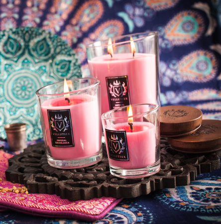 Аромасвеча "Королевская Касабланка" 90гр Vellutier