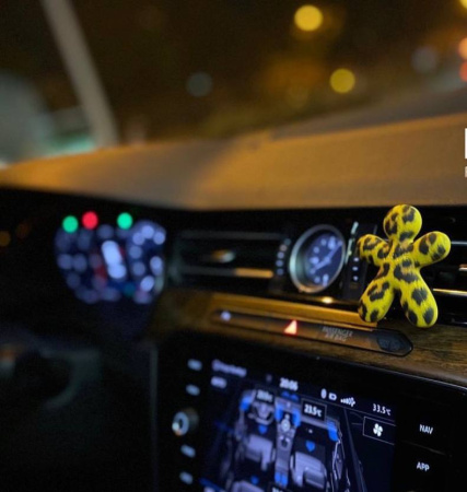 Аромаклипса для авто NIKI "Ваниль и пачули" леопард Mr&Mrs Fragrance