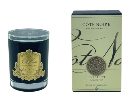 Аромасвеча "Летняя груша" 185гр золото Cote Noire
