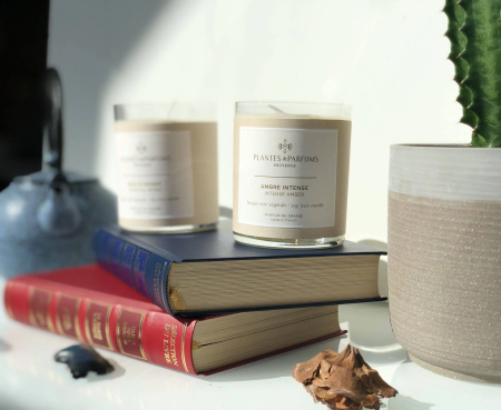 Аромасвеча "Драгоценная амбра" 180г Plantes et Parfums