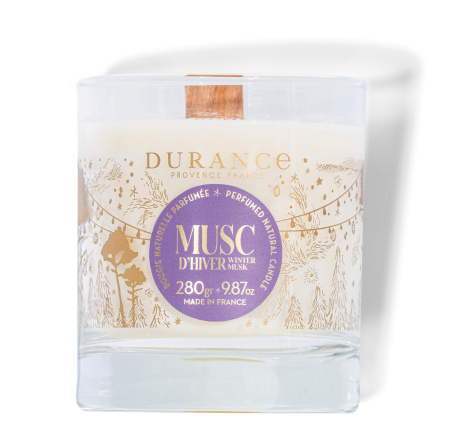 Аромасвеча "Зимний мускус" 280гр Durance